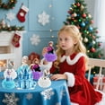 thumbnail image 4 of Frozen Theme Party Decorations 7Pcs Blue and White Snowman Honeycomb Centerpieces,Winter Wonderland Movie Birthday Party Table Decorations, 4 of 7