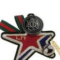 thumbnail image 3 of Fabric Badge Brooch Pin Breastpin Star Tassel Strip Cloth Accessory Cosplay 7.5x6.4cm, 3 of 7
