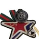 thumbnail image 3 of coser estrella insignia borla cadena tela broche alfileres bisutería Salvador Insignia de tela Broche, 3 of 7