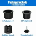 thumbnail image 3 of 8 Pcs Umbrella Base Stand Hole Ring Plug Cover and Cap Patio Replacement Parts Stabilizer, 3 of 7