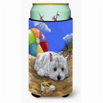 Carolines Treasures Westie Beach Baby Tall Boy Hugger Tall Boy multicolor