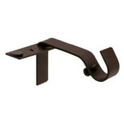 Kenney Manufacturing 273007 0.62 in. Curtain Brackets, Oil Rubbed Bronze