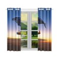 thumbnail image 2 of BSDHOME Boat Window Curtain Kitchen Curtain 26x39 inches (Two Pieces), 2 of 3