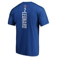 thumbnail image 3 of Men's Fanatics Kawhi Leonard Blue LA Clippers Playmaker Name & Number T-Shirt, 3 of 5