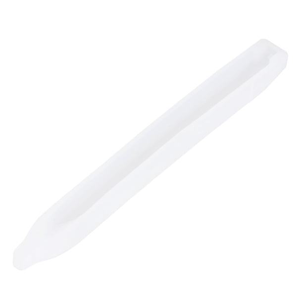 GOOHOCHY Molde de silicona para bolígrafo, molde de resina epoxi de cristal, molde de silicona para bolígrafo, molde de silicona para estudio y tienda (blanco)