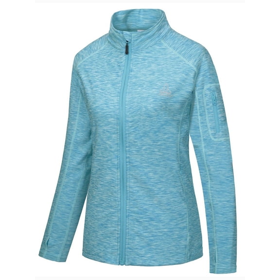 Dasawamedh Women's Running Sport Track Jacket Full Zip Workout Athletic Fitness Jackets for Training With Thumb Holes Size M