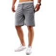 thumbnail image 4 of Hombres trotar Gimnasio Pantalones cortos deportivos Hasta la Entrenamiento Pantalones sólidos L Yuyangstore Pantalones cortos de los hombres, 4 of 8