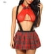 thumbnail image 1 of Navidad Ropa sexy Cosplay Uniforme Traje de tentación Tejido de encaje Ropa sexy, Rojo, XL Advancent XX000039-11, 1 of 7