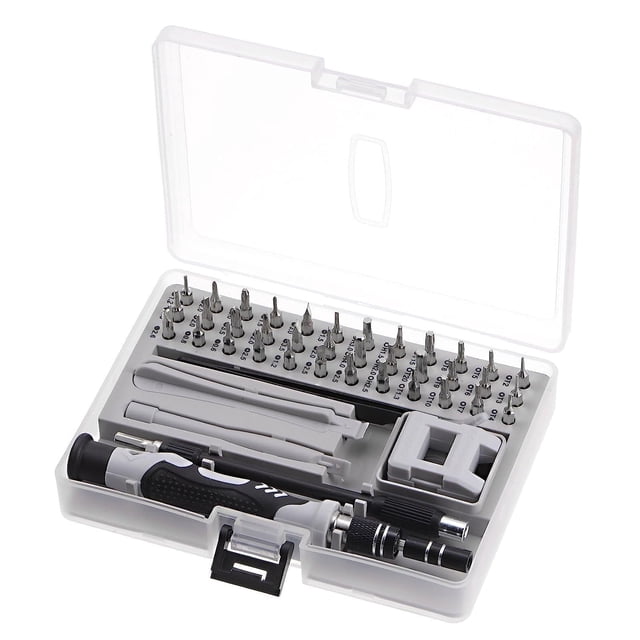 Electronics Repair Tool Kit - 45 In 1 Magnetic Precision Screwdriver Tweezer Sets Tool Kit | For Computer iPhone, iPad, Laptops, Smartphone, Watches & Home Use | Comfortable Grip Tools