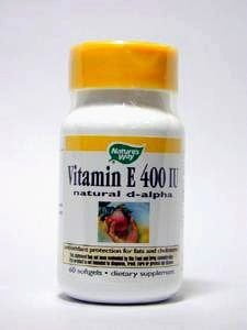 Nature's Way Vitamin E 400 IU Softgels, 60 Ct