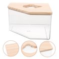 thumbnail image 4 of VERDANVERSE 1Pack Acrylic Hamster Sand Box designed for Bathing in Transparent Finish, 4 of 8