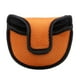 thumbnail image 1 of Fundas para palos de golf ligeras y fáciles de usar, tapa protectora de malla de nailon para putter naranja, 1 of 9
