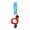 Blue, variant on Wofarmy 8Pcs Outdoor Camping Hiking Survival High-Pitched Plastic Whistle with Lanyard Blue
