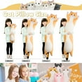 thumbnail image 3 of SANMADROLA Long Cat Plush Kawaii Body Pillow 59'' Cute Black Cat Stuffed Animals Soft Plushies, Kitten Plush Throw Pillow Doll Big Plush Toys Gift for Girlfriend, 3 of 8