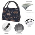 thumbnail image 4 of Easygdp Pig Farm Bolsa de Almuerzo Insulada Reutilizable, Bolsa de Mano y Bandolera para Oficina, Trabajo, Viajes, 4 of 6