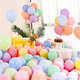 thumbnail image 4 of Globo macarrón de 10 pulgadas, globo de látex de color grueso de 2,2 g, diseño de escena de fiesta de cumpleaños, 4 of 4