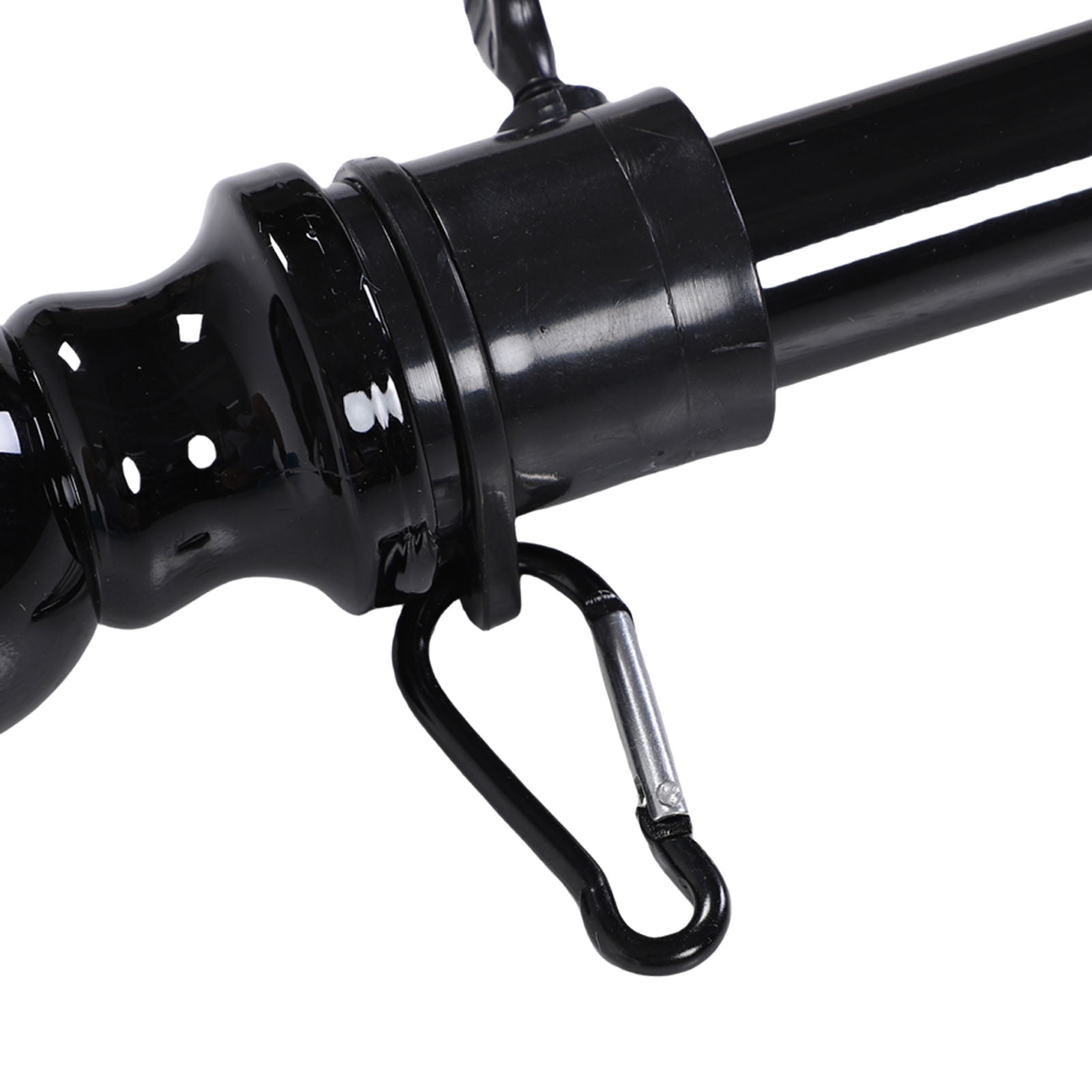 Riousery Flag Pole Heavy Duty Carbon Steel Anti Tangling 2 Mounting Angle Adjustable Flag Pole Kit for Outside House 45 inches / 114.3 cm[cite: 1]