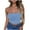 Sky Blue, variant on Horkkom Tube Tops for Women Summer Backless Going Out Tops Solid Color Stretchy Strapless Bandeau Tops XL, Gifts for Women