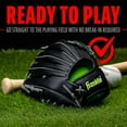 thumbnail image 5 of Franklin Sports Baseball + Softball Gloves - Field Master Adult + Youth Baseball + Softball Gloves - Right Hand + Left Hand Gloves - Infield + Outfield Mitts - Multiple Sizes + Colors, 5 of 5