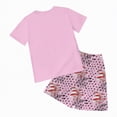 thumbnail image 7 of HCNTES Baby Boys Girls Independence Day Short Sleeved Two piece Set With Cute Cartoon Pattern Kids Girl Boy Spring Summer Outfit 2T 3T 4T 5T(H03-Light Pink,9-10 Years), 7 of 7