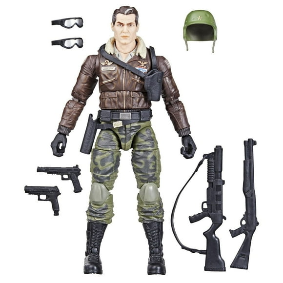 G.I. Joe Classified Series General Clayton "Hawk" Abernathy, Collectible G.I. Joe Action Figure, 103, 6 inch Action Figures For Boys & Girls, With 7 Accessory Pieces