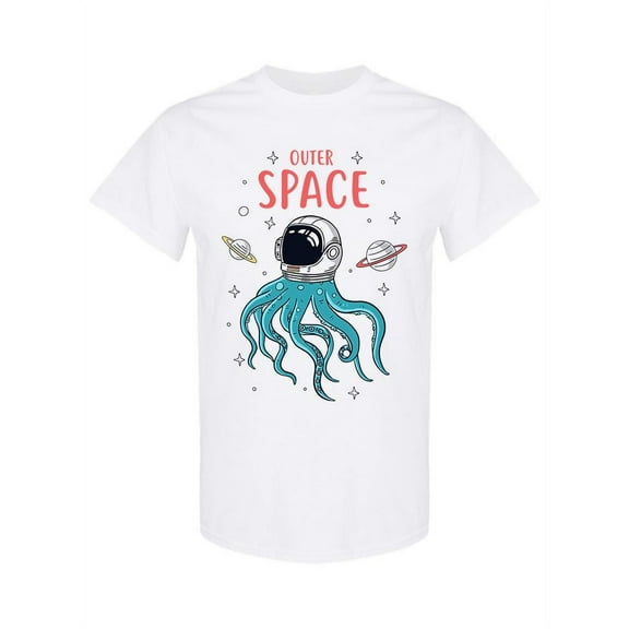 Astronaut Octopus In Space  T-Shirt Women -Image by Shutterstock, Female x-Large