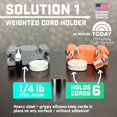 thumbnail image 2 of Cordbrick Stocking Stuffers Para Adultos Gestión De Cables Soporte Para Cables Con Peso Soporte Para Teléfono - Organizador De Dispositivos Multiusos Para Mesita De Noche. Regalo Para Hombres Silicona, 2 of 5