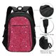 thumbnail image 3 of Disketp Red Glitter Mochila de Viaje Estampada para Laptop con Puerto de Carga USB, Mochila Impermeable para Computadora – Regalo para Hombres y Mujeres, 3 of 7