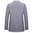 thumbnail image 2 of Mile Men's Casual Blazer Two Button Sport Coat Suit Jacket, 2 of 2