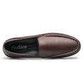 thumbnail image 6 of Men's Casual Loafers Slip On Leather Shoes Comfortable Lightweight Driving Shoes Male Moccasins Classic Penny Loafer Flats Boat Shoes Outdoor Walking Shoes, 6 of 15