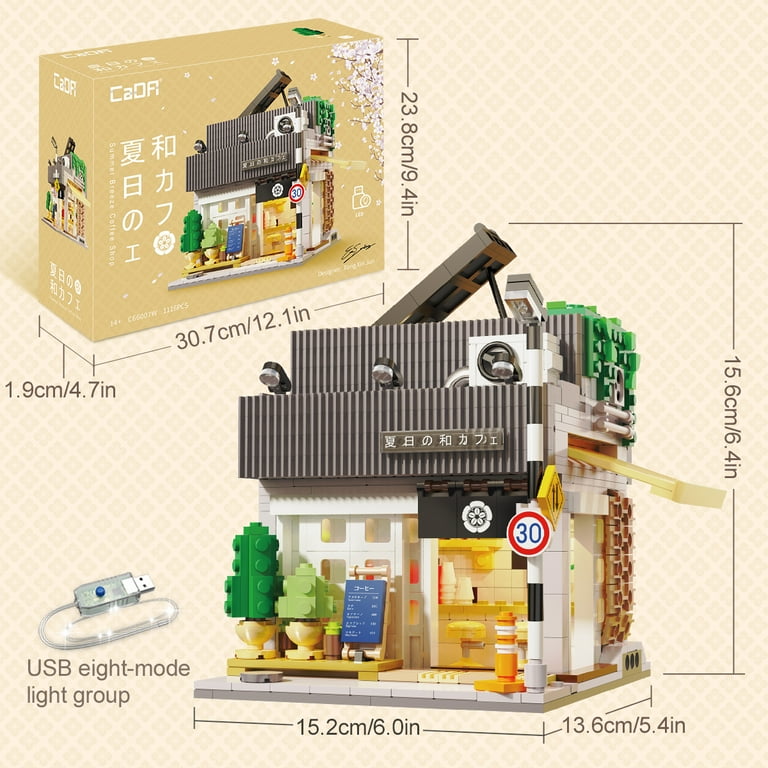 新発売 Japanese Series Cityscape CaDA Coffee Set Building Shop コーヒー