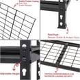 thumbnail image 6 of JERFIT 5-Tier Heavy Duty Storage Shelves Rack, 2250 lbs Capacity, Adjustable Steel Shelving Unit, Boltless Garage Shelves for Organizing, Black, 6 of 10