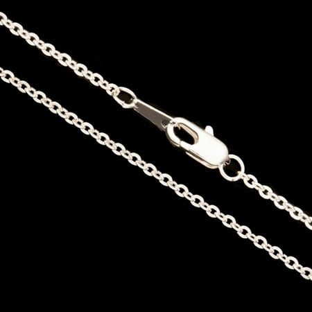 Cable Chain Necklace With Lobster Claw Clasp 16Inch Silver Plated Brass 2mm Chain Width 1pcs/pack (4-Chain Value Bundle), SAVE $3
