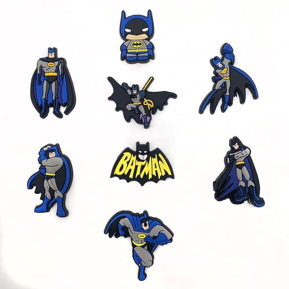 8 Pcs  Cartoon PVC Shoe Charms for Clog Sandals, Cute Shoes Decoration Charms for Teen Adults Party Gifts