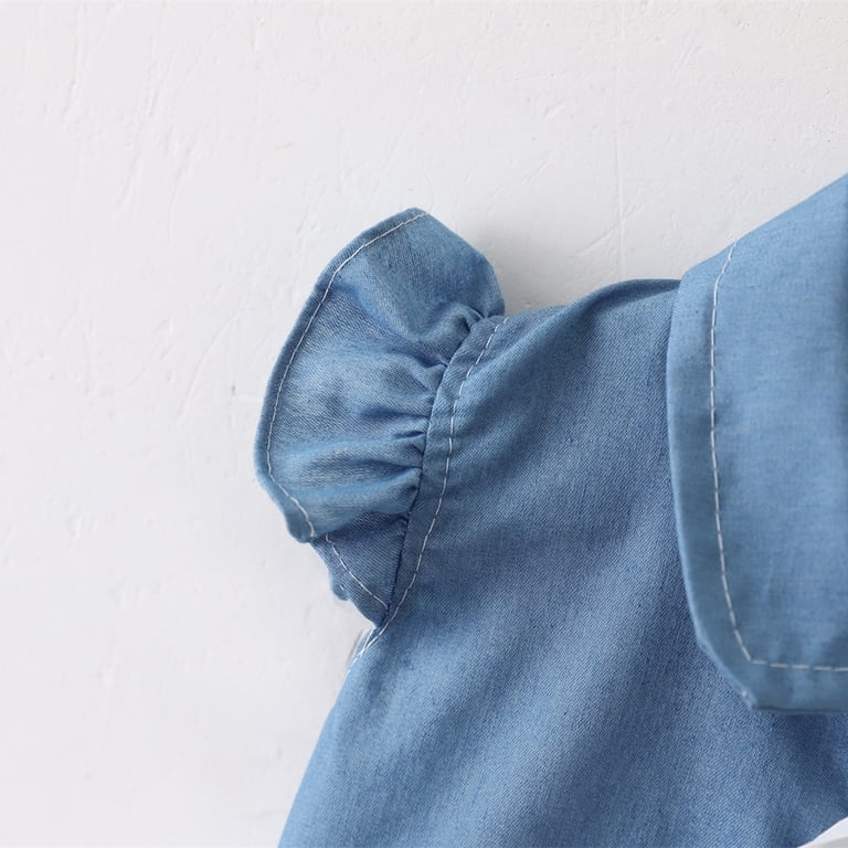 sachin and babi light blue dress Next Light Blue Denim Embroidered Collar Dress (3mths-8yrs) 3-4 Years (98-104cm) Girls