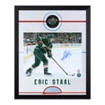 thumbnail image 1 of Eric Staal Autographed Minnesota Wild Graphic Rink 19x23 Frame, 1 of 2