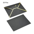 thumbnail image 3 of Unique Bargains Luxury V Flap Invitation Envelopes, Wedding, Black, 20 Count, 3 of 5