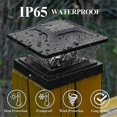 thumbnail image 2 of Outdoor Fence Post Cap Light Warm White and Cool White Lighting Wateproof Villa Column Lamp Solar LED Pillar Light B, 2 of 5