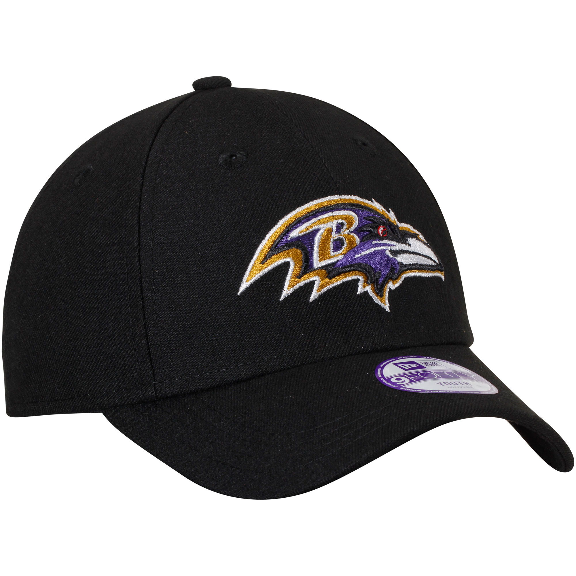 Youth New Era Black Baltimore Ravens 
