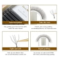 thumbnail image 3 of DeceMars 4D - Extensión de pestañas en forma de W (12 líneas/bandeja), 3 of 4