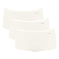 thumbnail image 1 of Sloggi braguitas de mujer, pack de 3 - GO Crush Short C3P, braguitas, algodón elástico Blanco S (Small), 1 of 3