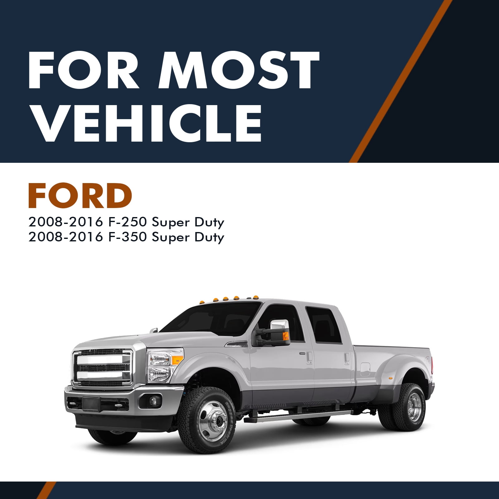 Set of 4 Front-Rear Shock Absorber For 2008-2016 Ford F-250 Super Duty RWD Upgrade