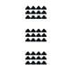 thumbnail image 2 of Bewildely 12 unids/set antideslizante y rizador solución pinzas último y pisos almohadillas antideslizantes alfombra cintas triángulos negros Type1 NO1, 2 of 6