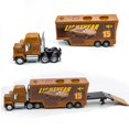thumbnail image 4 of Disney Pixar Cars Lightning Mcqueen Mack Uncle Truck Black Storm Jackson Cruz Set Metal Diecast Modelo de juguete para niños regalo de Navidad, 4 of 5