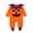 R538/Orange, variant on Vividxx Baby Halloween Boy Girl Cute Pumpkin Romper Jumpsuit Warm Footed Halloween Onesie Solid Color Newborn O-Neck Lovely Dailywear