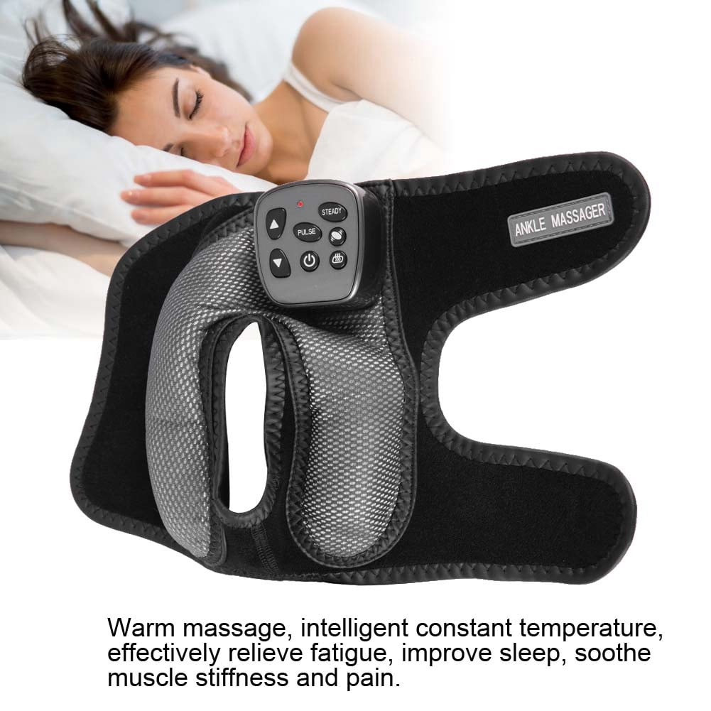 Mgaxyff Qkiss Electric Foot Ankle Massager Vibration Heating Foot Acupuncture Points Massage