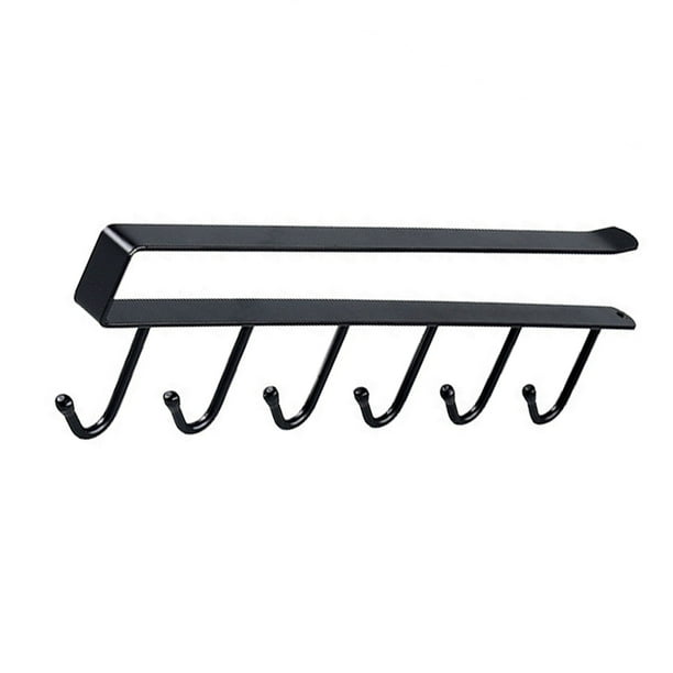 Perchas Para Debajo Del Gabinete, Gancho Para Debajo Del Estante, 6 Ganchos Confiables Para Cocina Y Dormitorio
