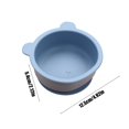 thumbnail image 3 of Nkmbld Silica Bowl Food Grade Cartoons Bear Shape Cutlery Bottom with Suction Cups, Dessert Bowls for Serving Soup, Oatmeal, Pasta and Salad, Blue, 3 of 8