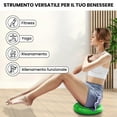 thumbnail image 2 of Round Balance Board with Pump Thick Yoga Fitness Inflatable Seat Pad Foot Massage Pain Relief Wiggle Cushion Kids Adults Sensory Balance Disc, 2 of 8