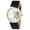 Black, variant on Stylish Women Rose Pattern Watch Classic Round Dial Faux Leather Strap Accurate Quartz Movement Wrist Watch Birthday Anniversary Gift